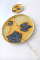 Suzanne van Straalen - Beeldend kunstenaar Harderwijk -  wijnstok &amp wijnrank - wandobject keramiek en wol